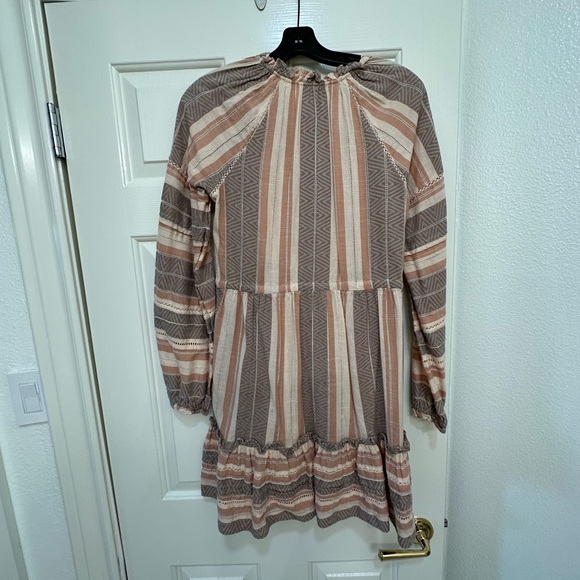 Veronica Beard Danica Printed Mini Cotton Dress - Picture 4 of 4